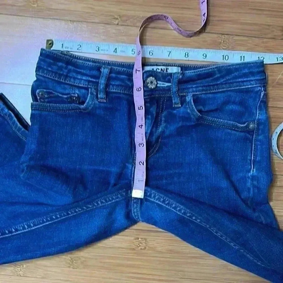 Acne Studios Low Raw Reform Jeans 24  32 - Picture 4 of 7